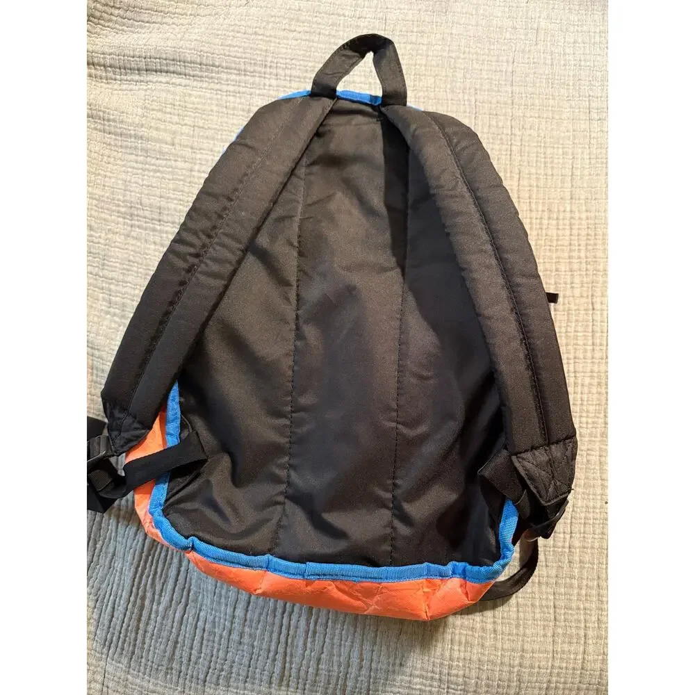 Herschel Backpack Zumiez 100K Collab Orange Blue Crinkle Paper Limited Edition